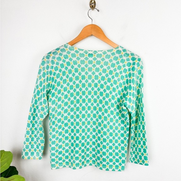 Garnet Hill 100% Merino Wool 3/4 Sleeve Sweater Sz M - Picture 2 of 6